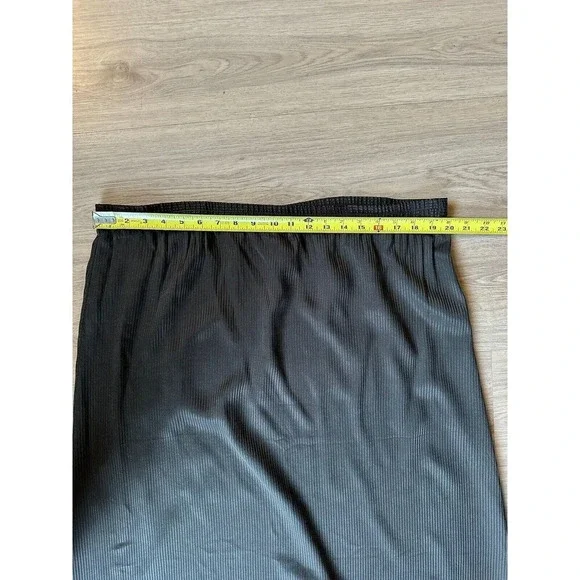 Eileen Fisher Women’s Vintage 100% Silk 3 Piece Set Pants Skirt Top Size L Green - Picture 11 of 11